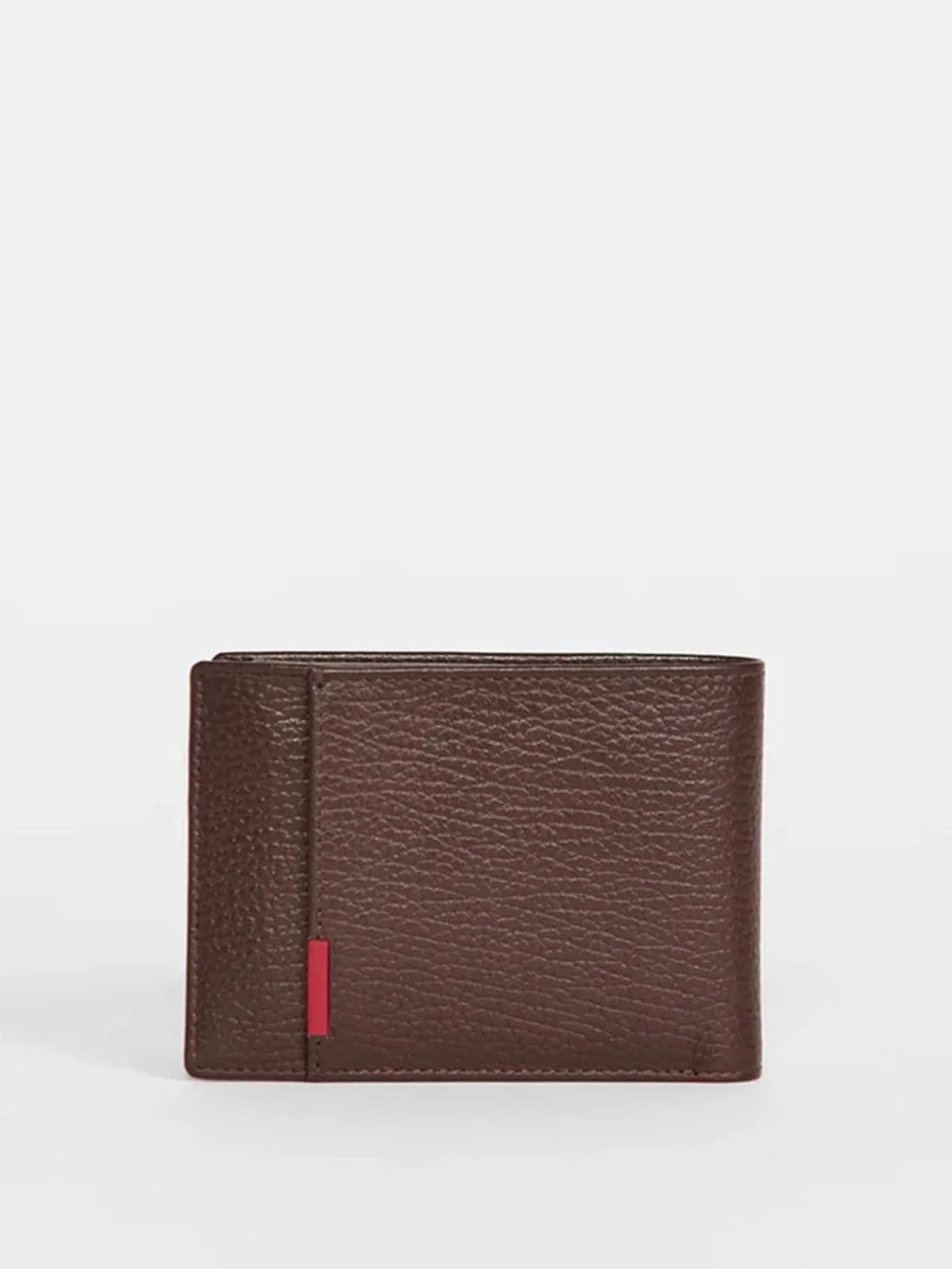 NWT Hammitt Balboa Bifold Bourbon/Gunmetal Leather Wallet